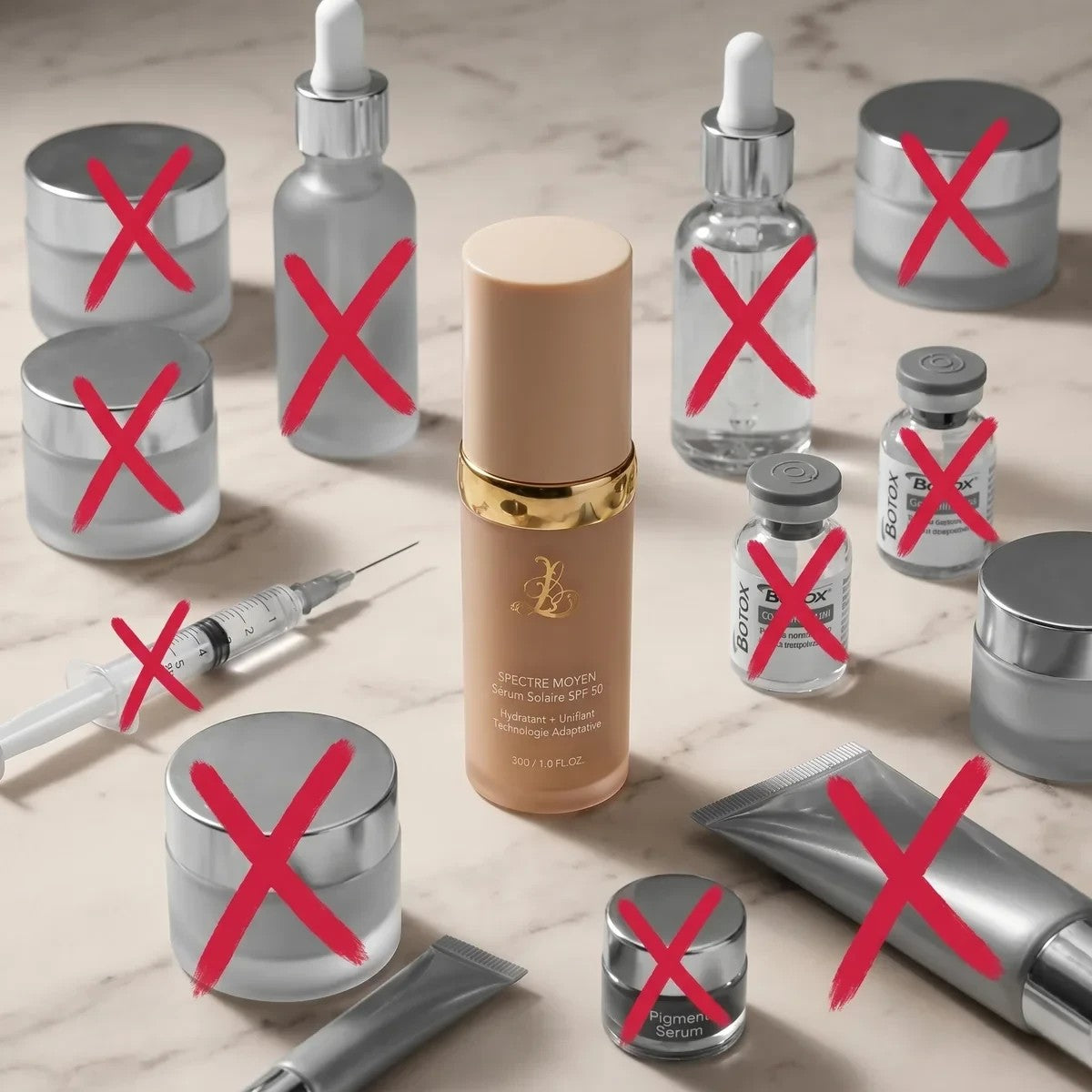One bottle instead of a shelf of skincare